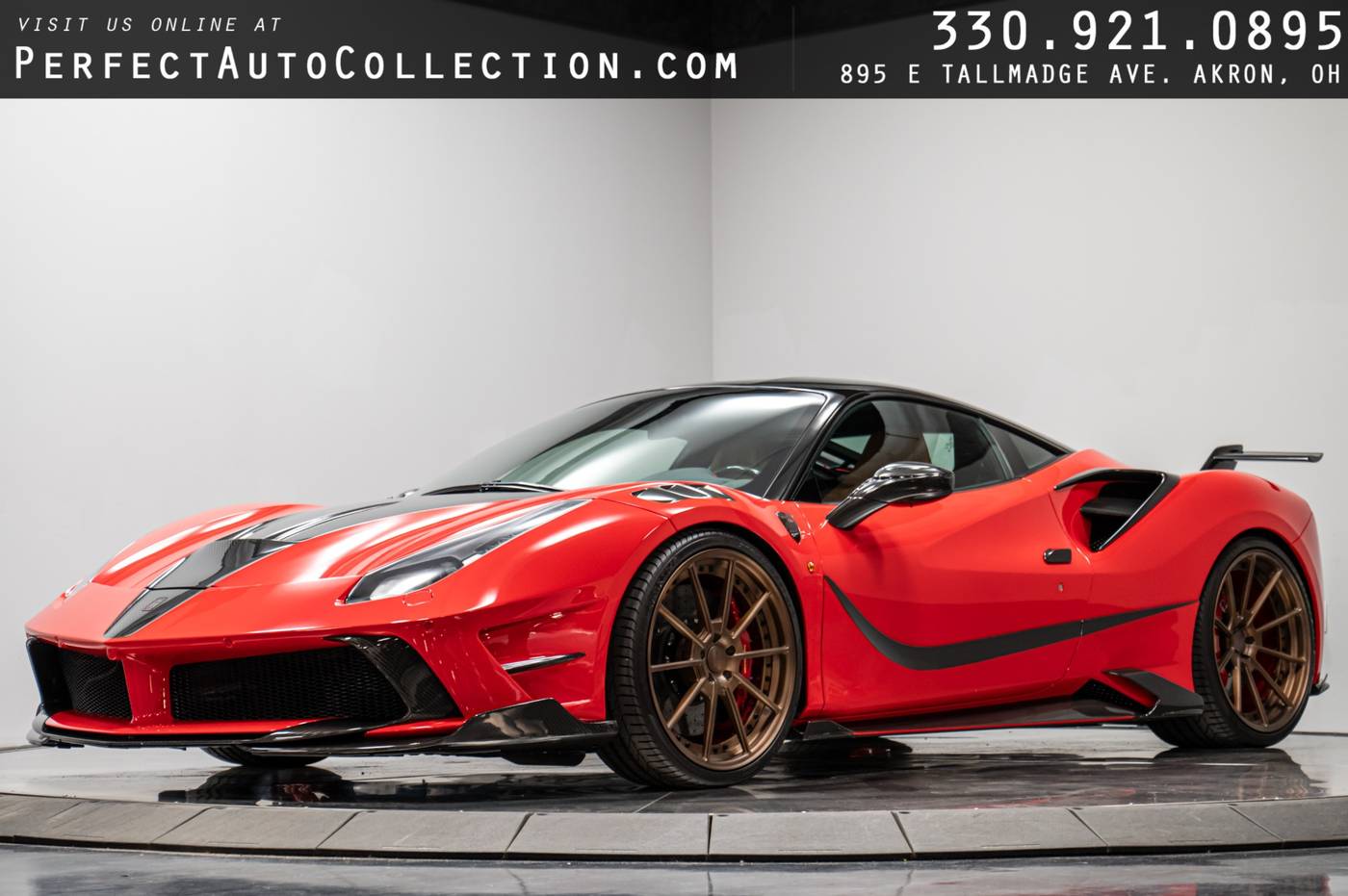2016 Ferrari 488 GTB — Coupe — 10,379 mi — Akron, OH