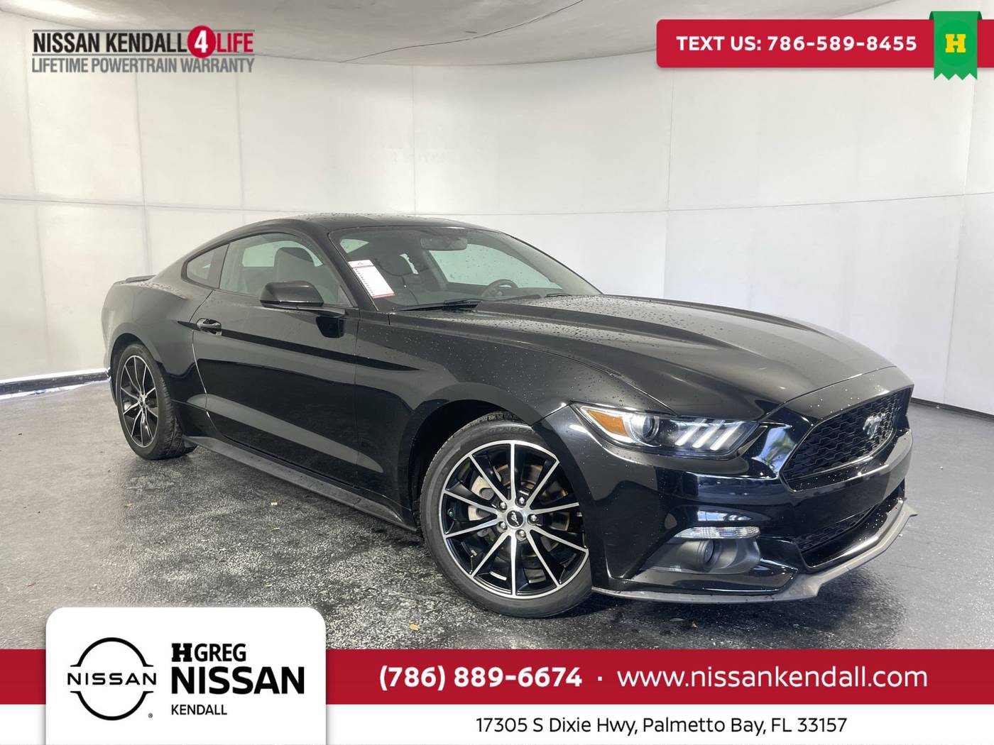 2016 Ford Mustang EcoBoost — Coupe — 48,015 mi — Palmetto Bay, FL