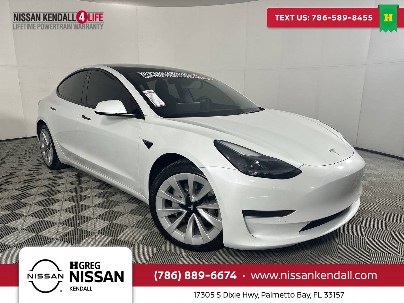 2022 Tesla Model 3 Standard Range Plus — Sedan — 31,832 mi — Palmetto Bay, FL