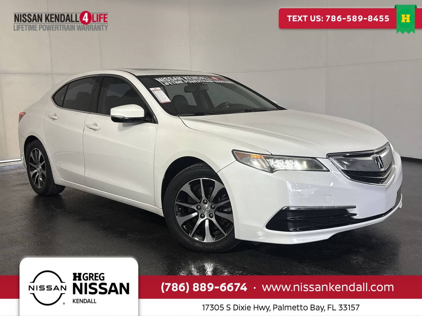 2016 Acura TLX Base — Sedan — 82,231 mi — Palmetto Bay, FL