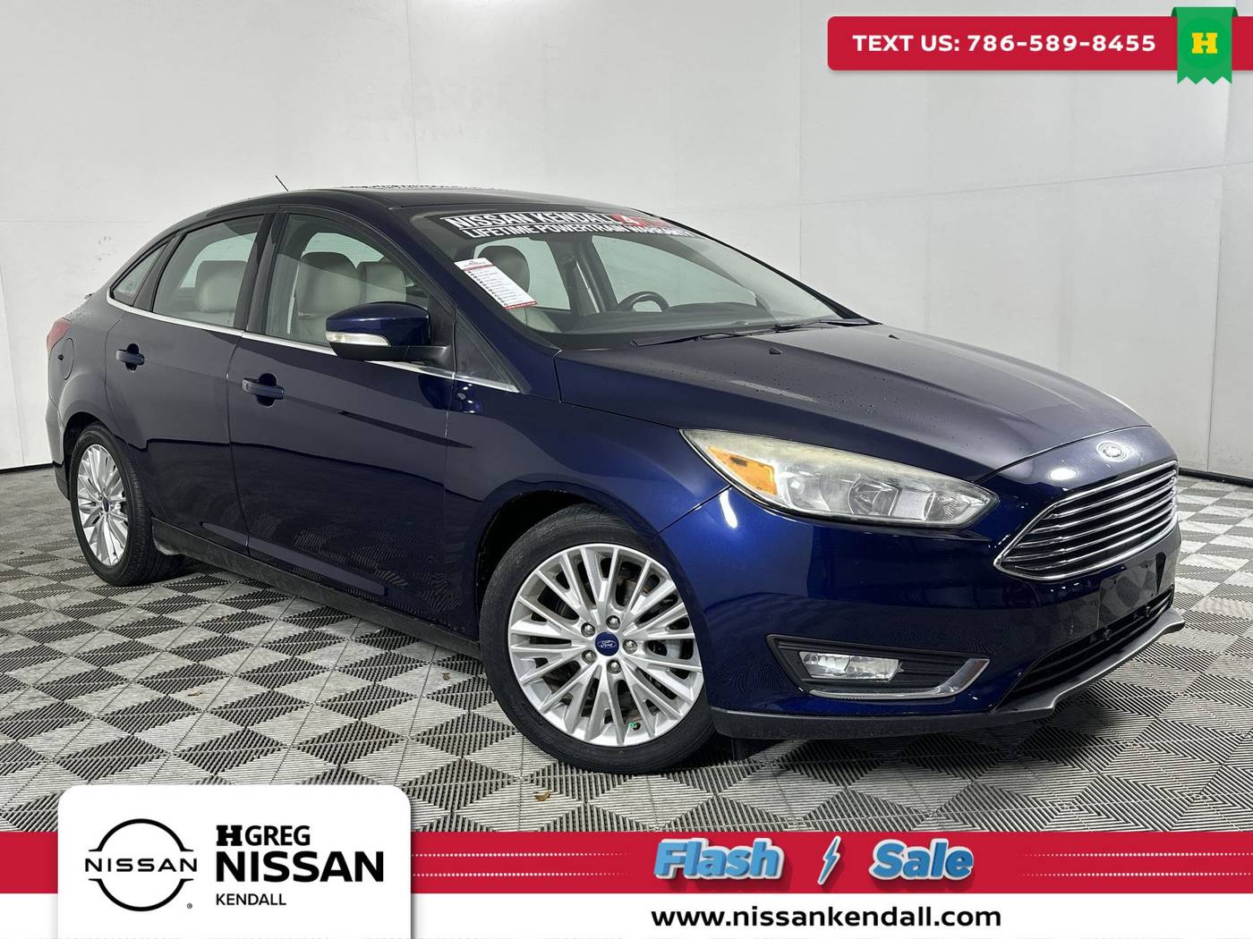 2017 Ford Focus Titanium — Sedan — 87,615 mi — Palmetto Bay, FL