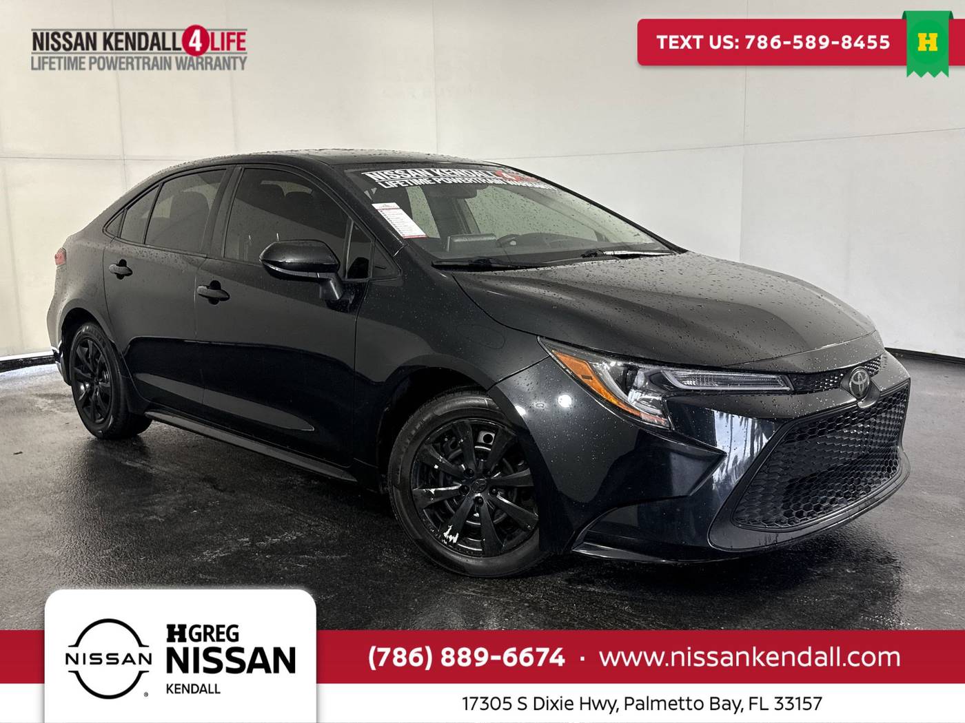 2021 Toyota Corolla LE — Sedan — 88,367 mi — Palmetto Bay, FL
