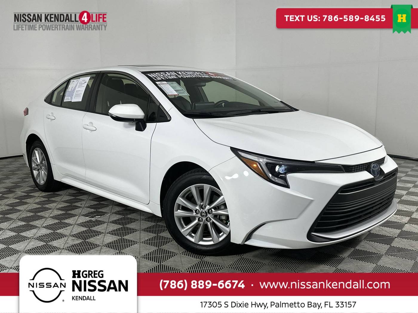 2024 Toyota Corolla Hybrid XLE — Sedan — 32,039 mi — Palmetto Bay, FL
