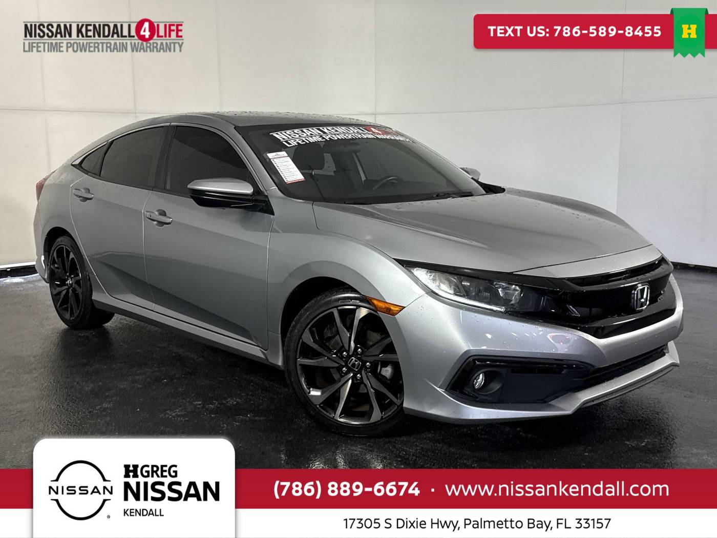 2020 Honda Civic Sport — Sedan — 72,093 mi — Palmetto Bay, FL