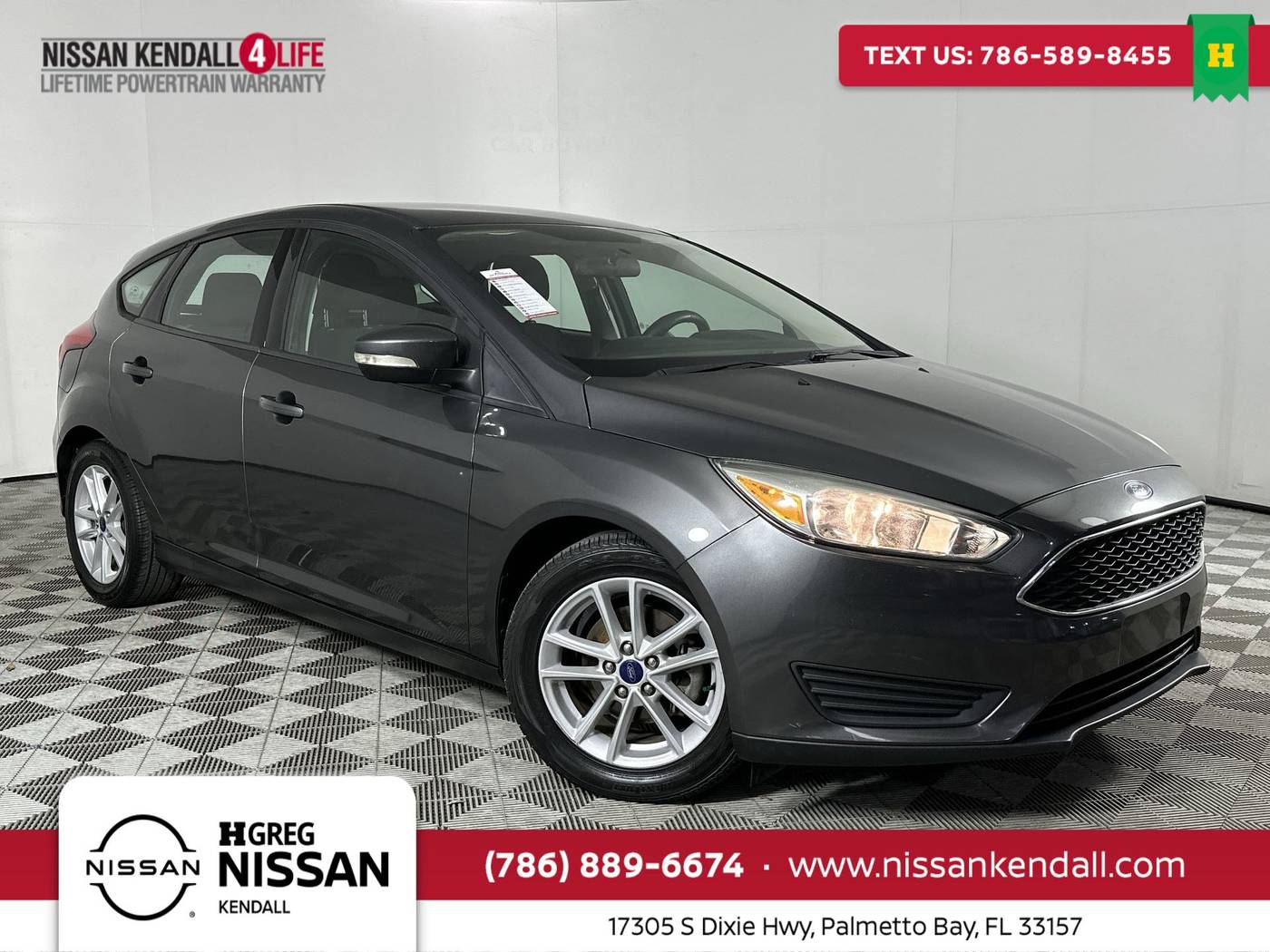 2017 Ford Focus SE — Hatchback — 59,375 mi — Palmetto Bay, FL