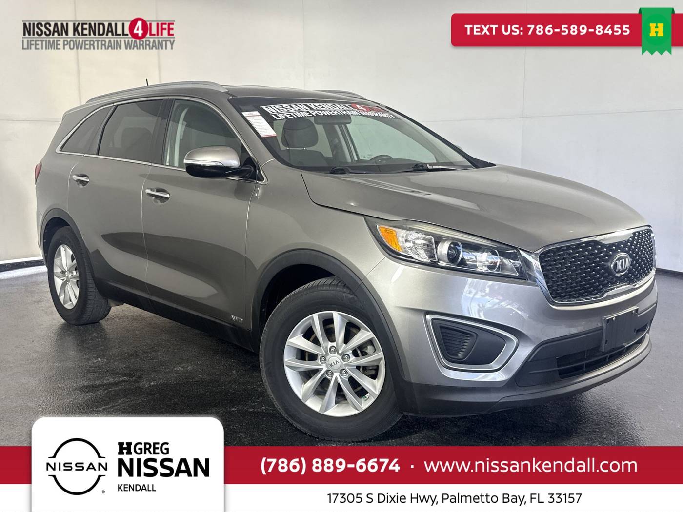 2017 Kia Sorento LX V6 — SUV — 77,539 mi — Palmetto Bay, FL