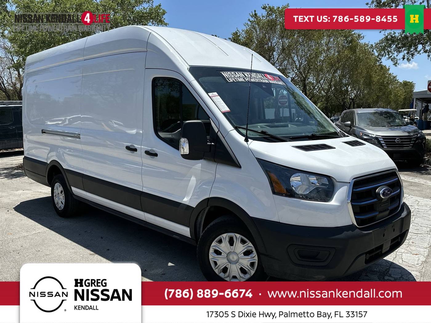 2022 Ford E-Transit Cargo Van T-350 — Cargo Van — 36,325 mi — Palmetto Bay, FL