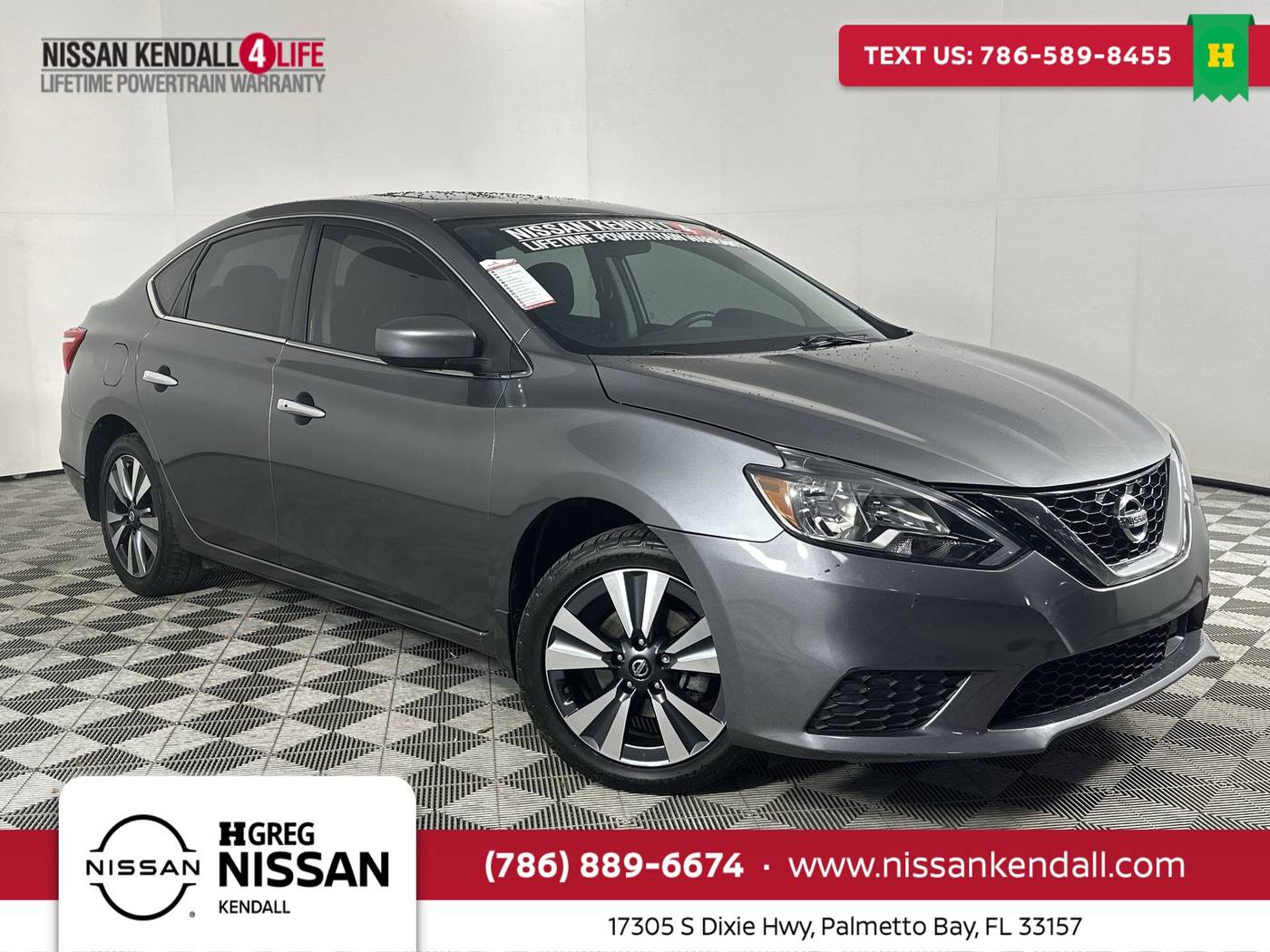 2019 Nissan Sentra SV — Sedan — 54,499 mi — Palmetto Bay, FL