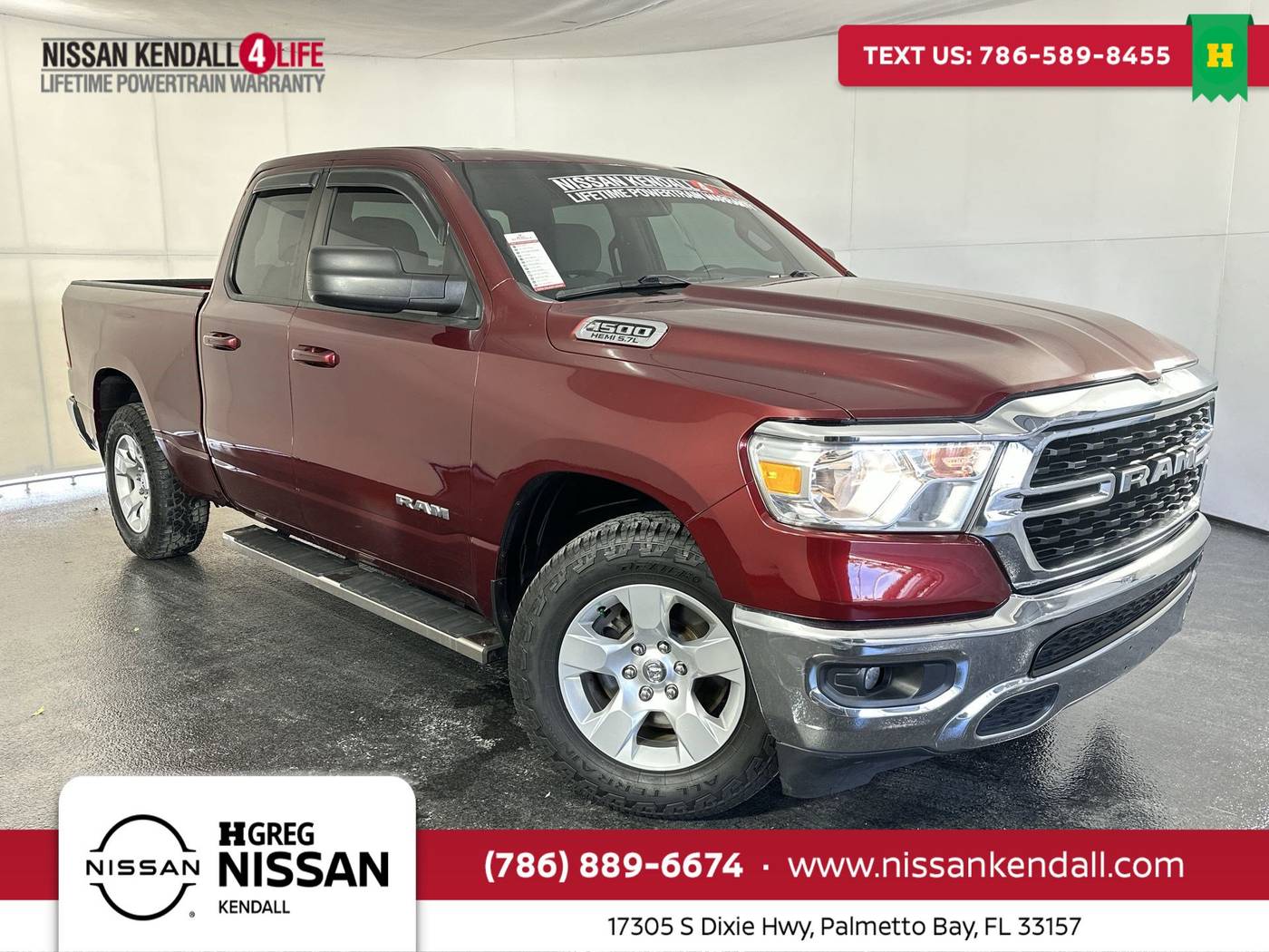 2022 Ram 1500 Big Horn — Pickup Truck — 64,658 mi — Palmetto Bay, FL