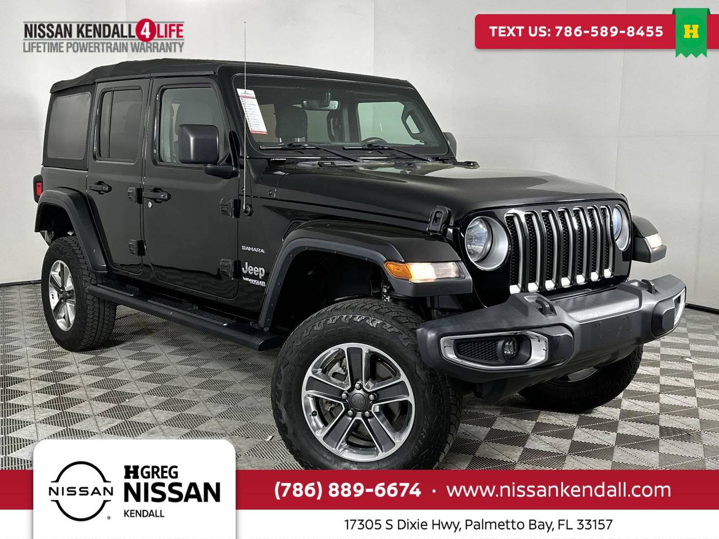 2018 Jeep Wrangler Sahara — SUV — 63,468 mi — Palmetto Bay, FL