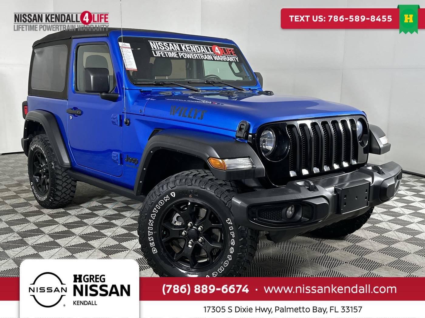 2021 Jeep Wrangler Willys Sport — SUV — 34,772 mi — Palmetto Bay, FL