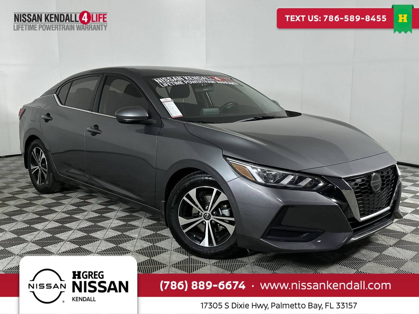 2020 Nissan Sentra SV — Sedan — 77,844 mi — Palmetto Bay, FL