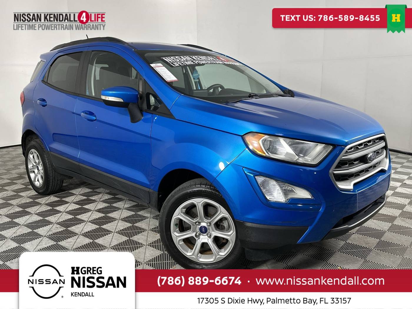 2018 Ford EcoSport SE — SUV — 61,142 mi — Palmetto Bay, FL