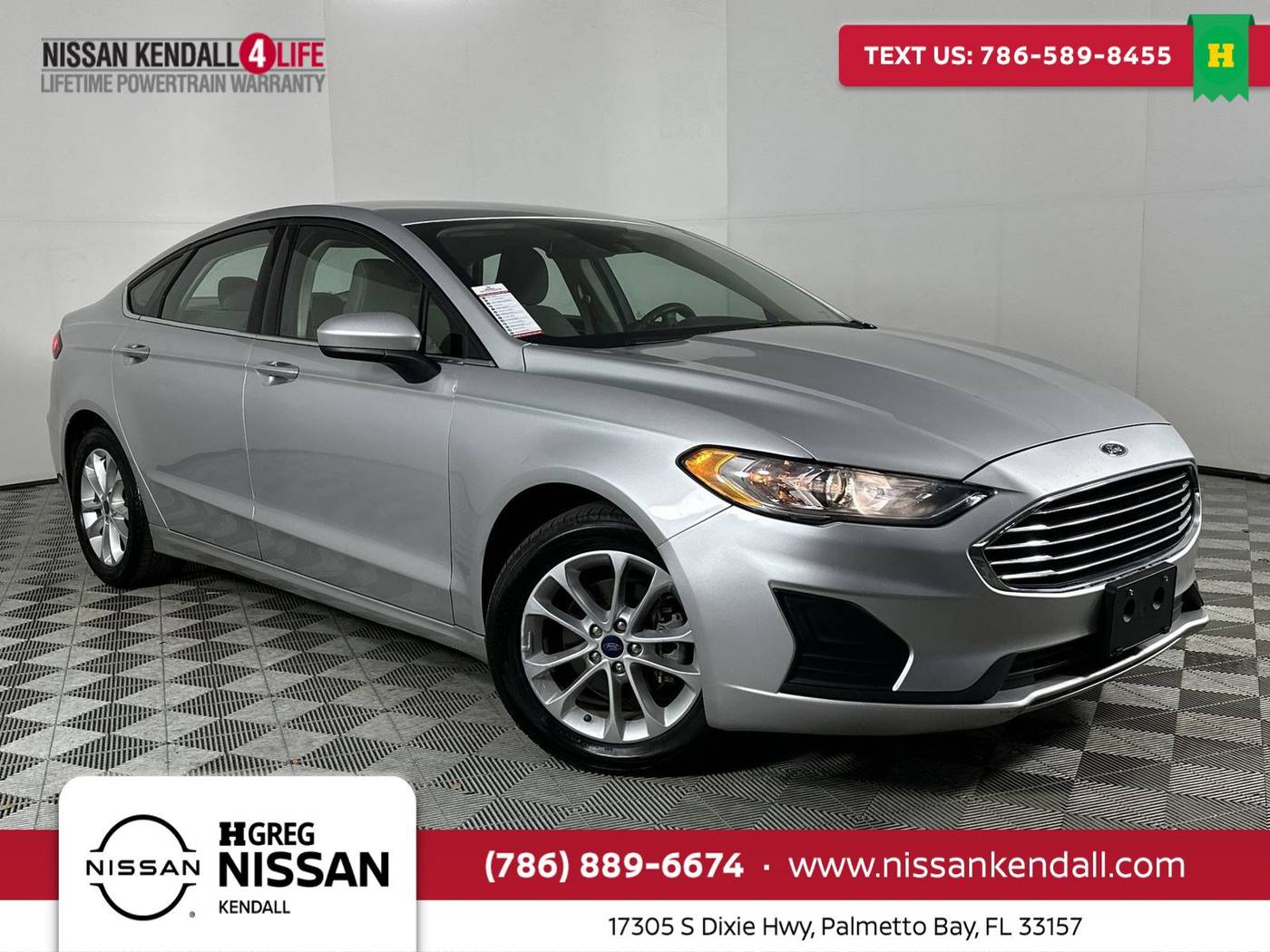 2019 Ford Fusion SE — Sedan — 37,663 mi — Palmetto Bay, FL