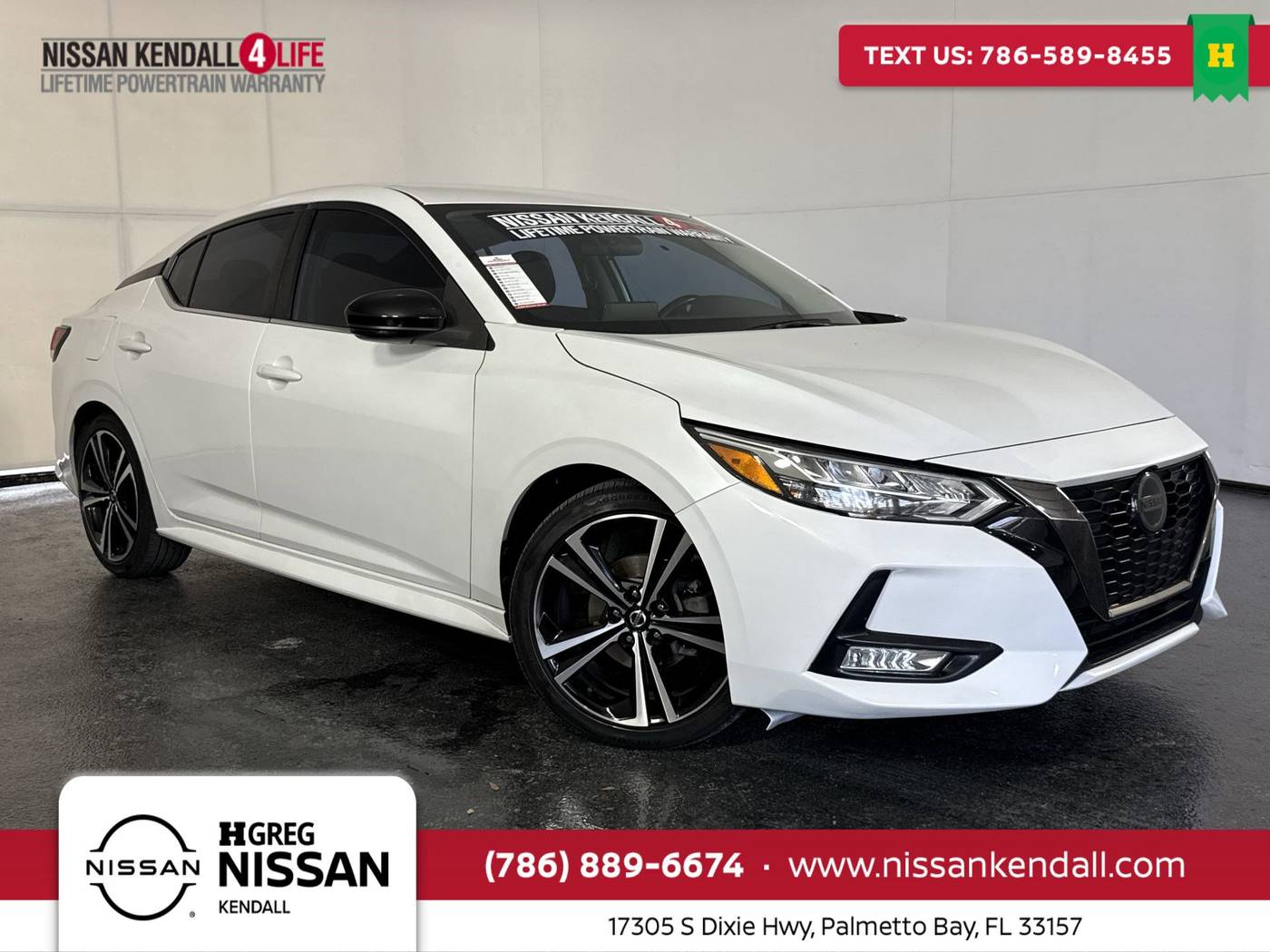 2021 Nissan Sentra SR — Sedan — 74,653 mi — Palmetto Bay, FL