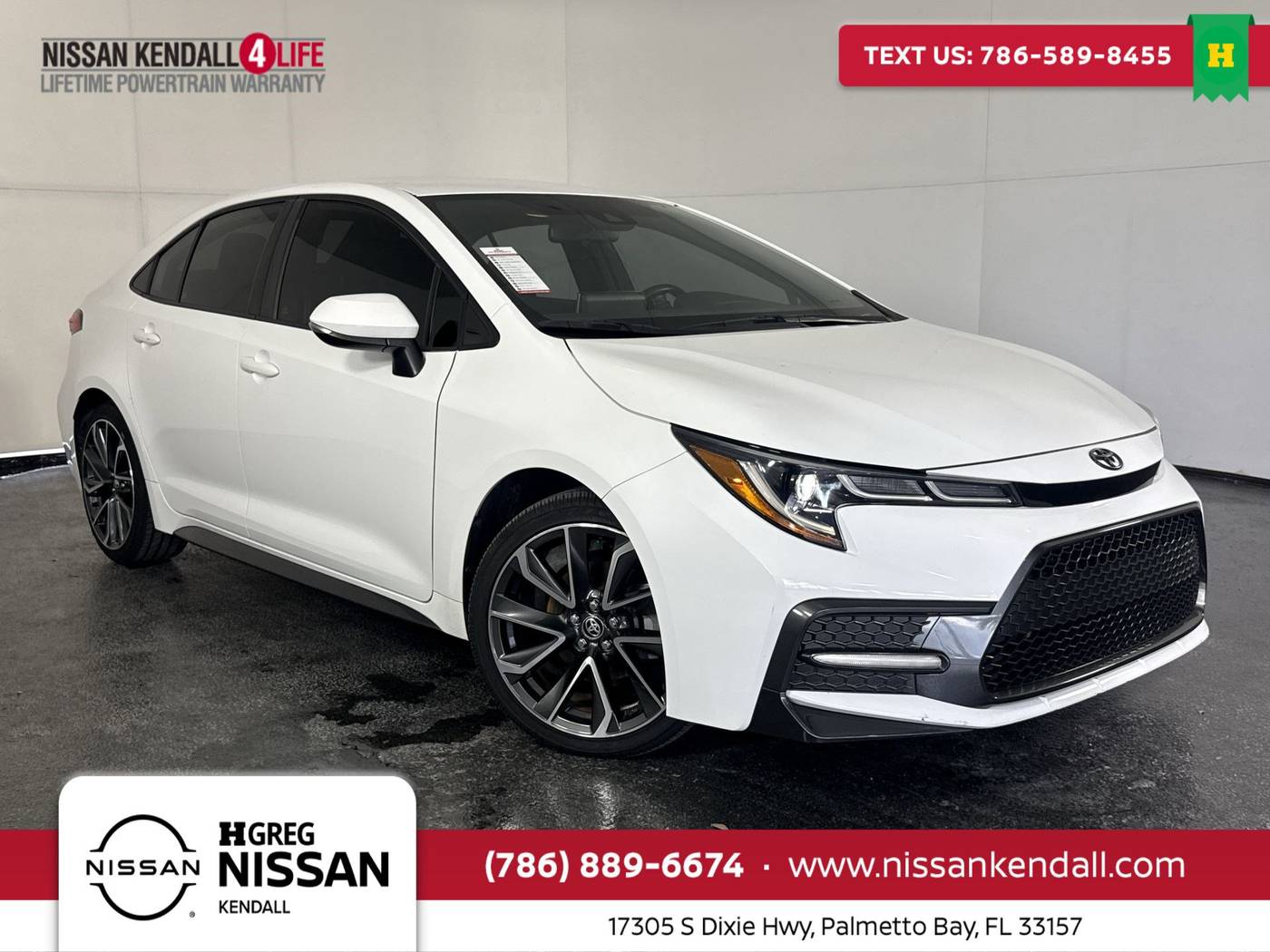 2020 Toyota Corolla SE — Sedan — 46,763 mi — Palmetto Bay, FL