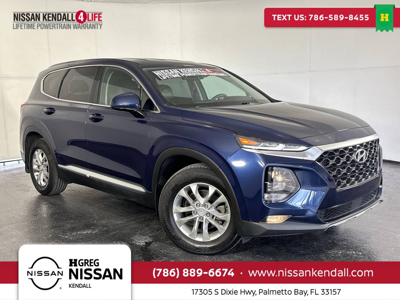 2019 Hyundai Santa Fe SEL — SUV — 67,929 mi — Palmetto Bay, FL