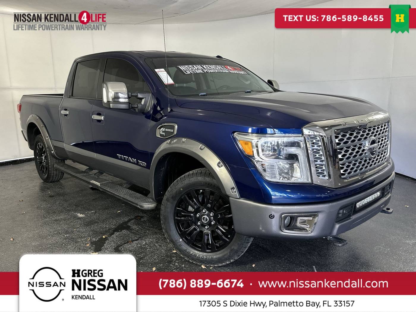 2017 Nissan Titan XD Platinum Reserve — Pickup Truck — 91,047 mi — Palmetto Bay, FL