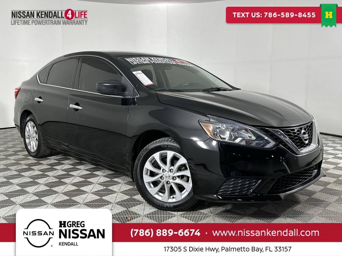 2019 Nissan Sentra SV — Sedan — 72,561 mi — Palmetto Bay, FL
