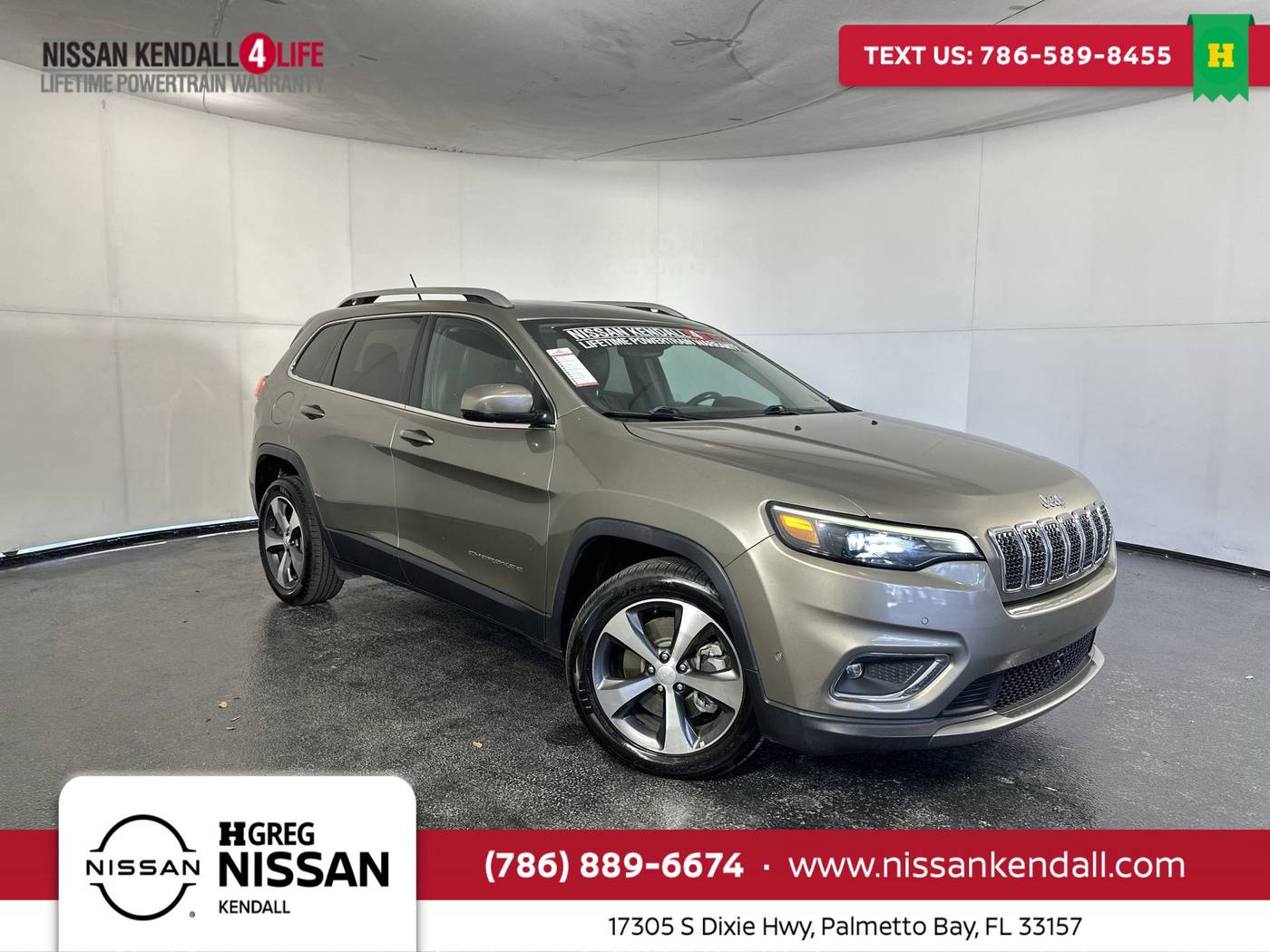 2021 Jeep Cherokee Limited — SUV — 74,788 mi — Palmetto Bay, FL