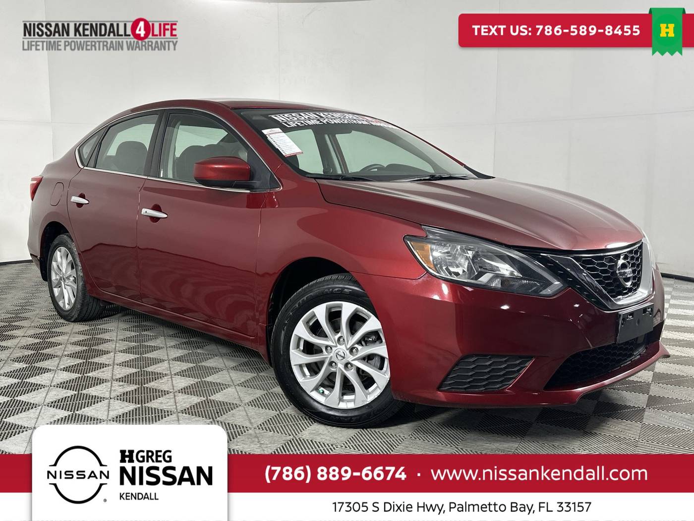 2019 Nissan Sentra SV — Sedan — 59,821 mi — Palmetto Bay, FL