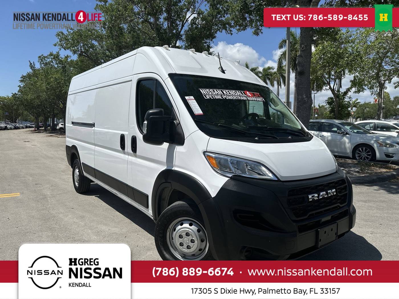 2023 Ram ProMaster Cargo Van 2500 — Cargo Van — 25,591 mi — Palmetto Bay, FL