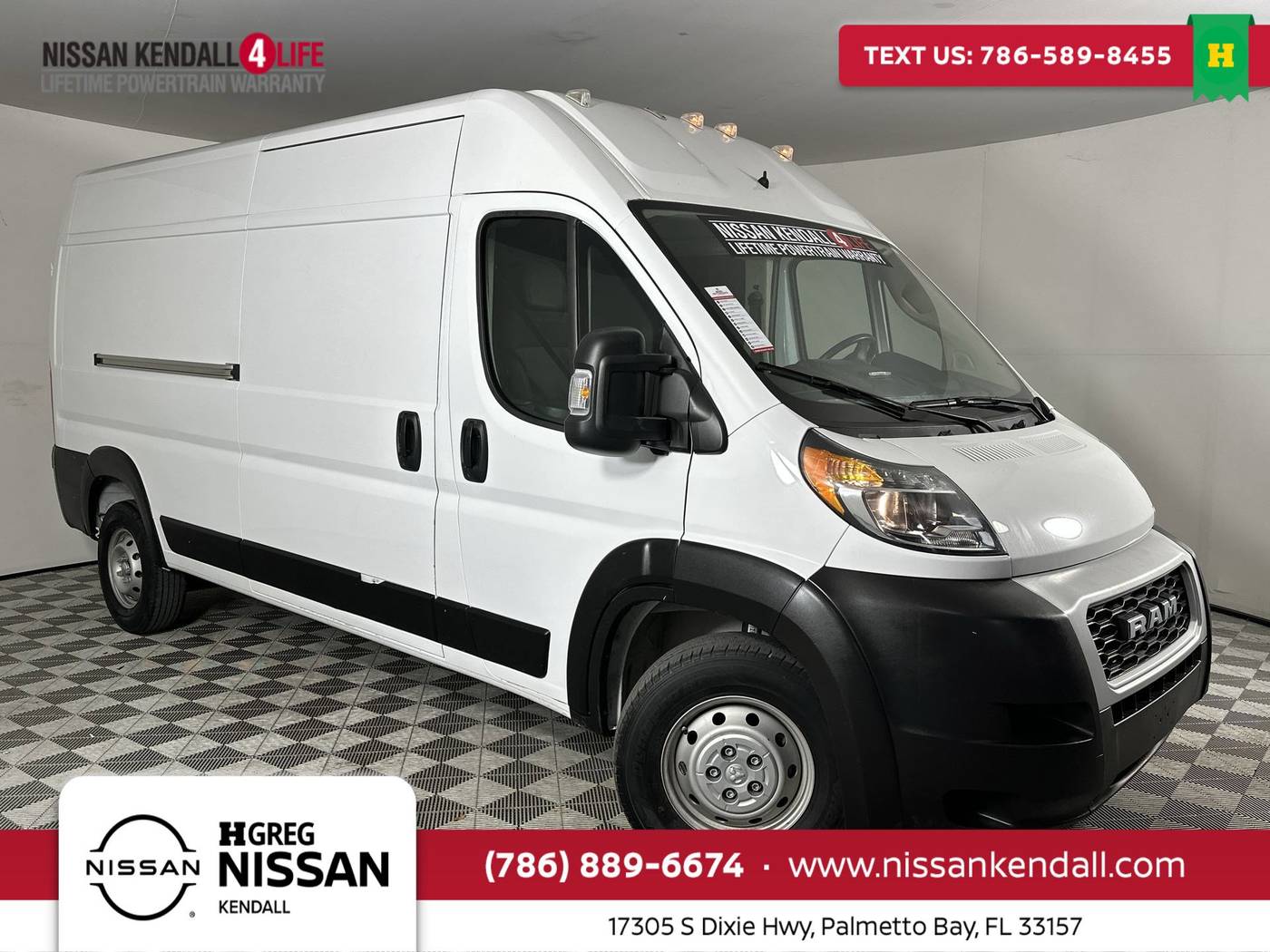 2021 Ram ProMaster Cargo Van 2500 — Cargo Van — 60,554 mi — Palmetto Bay, FL