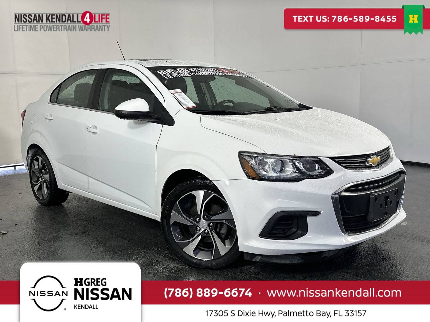 2020 Chevrolet Sonic Premier — Sedan — 62,350 mi — Palmetto Bay, FL
