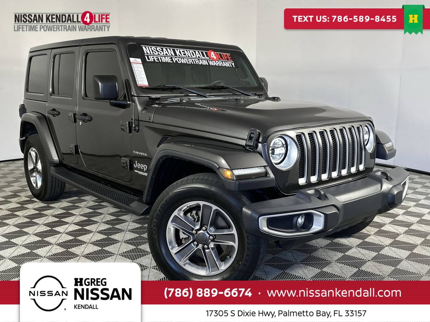 2020 Jeep Wrangler Sahara — SUV — 67,899 mi — Palmetto Bay, FL