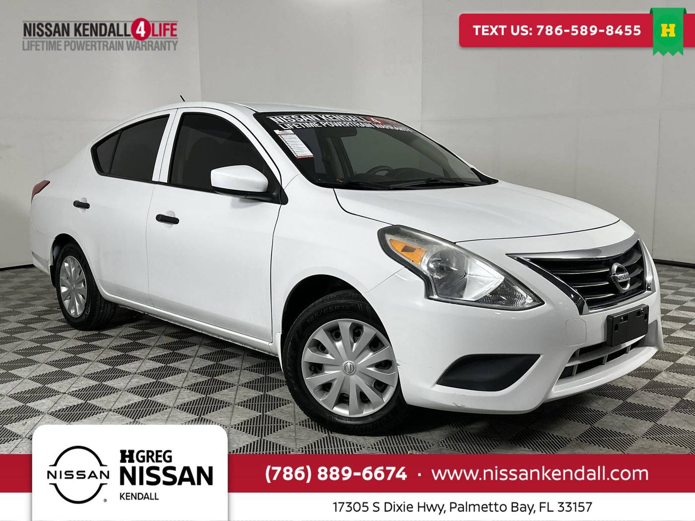 2016 Nissan Versa 1.6 S — Sedan — 51,485 mi — Palmetto Bay, FL