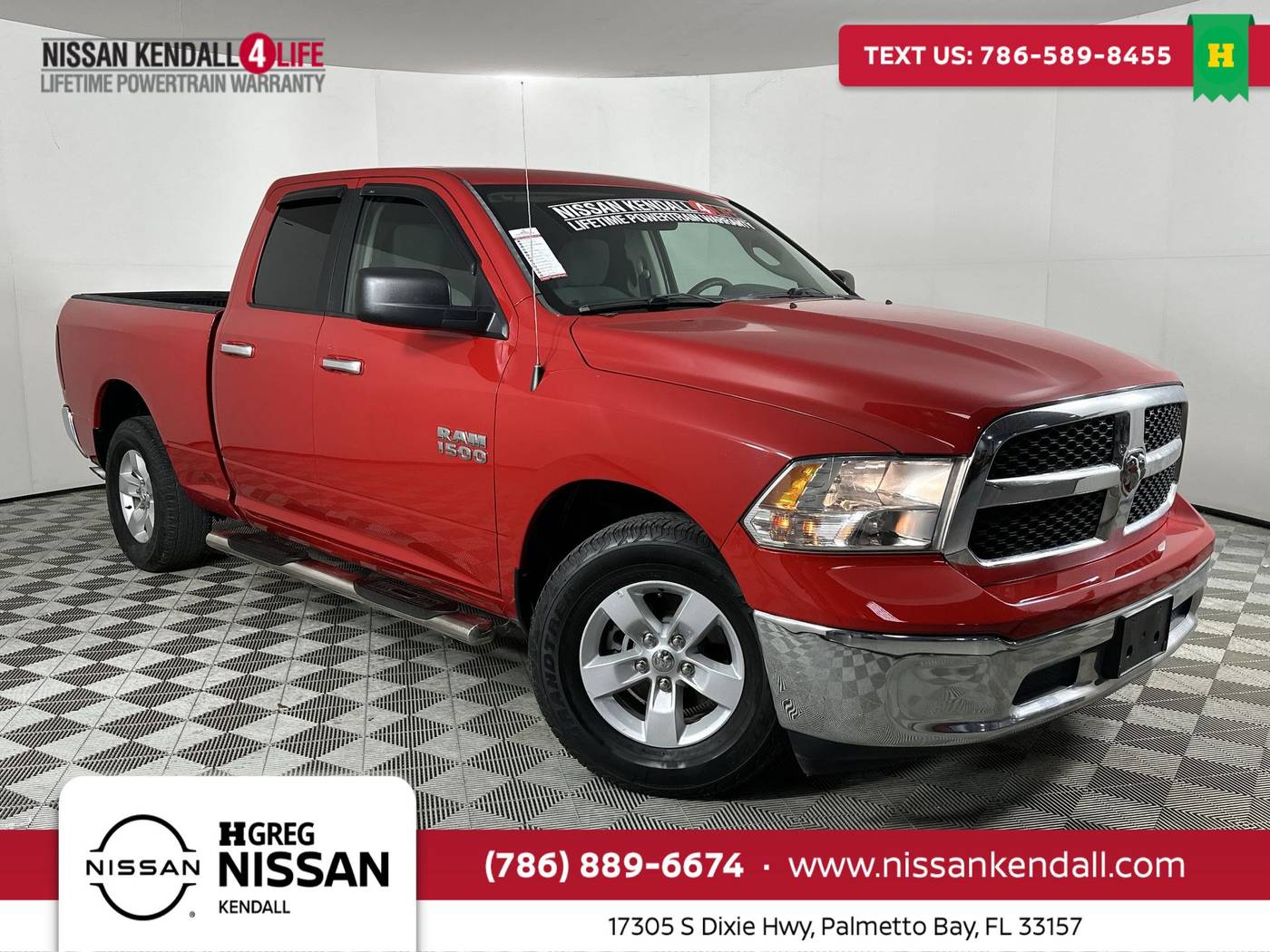 2018 Ram 1500 SLT — Pickup Truck — 67,696 mi — Palmetto Bay, FL