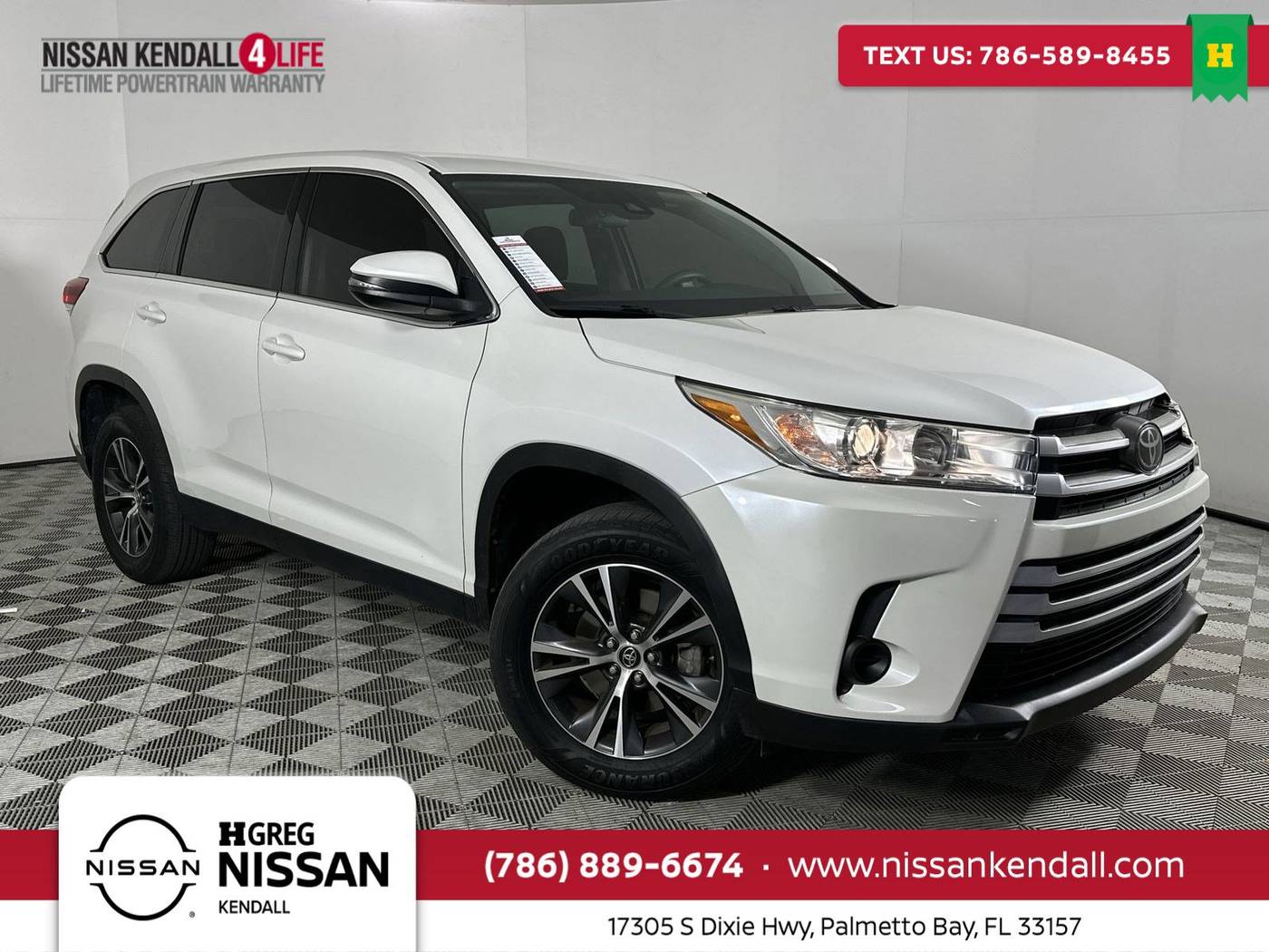 2019 Toyota Highlander LE — SUV — 47,202 mi — Palmetto Bay, FL