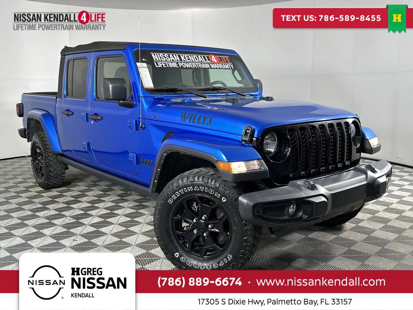 2022 Jeep Gladiator Willys Sport — Pickup Truck — 48,403 mi — Palmetto Bay, FL