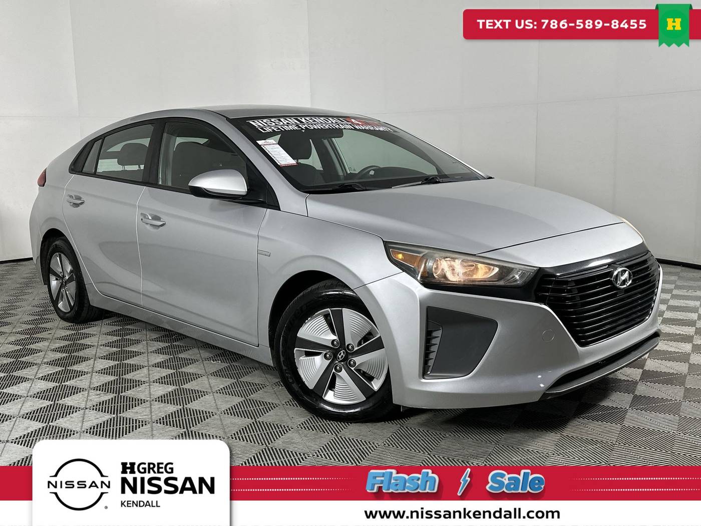 2018 Hyundai Ioniq Hybrid Blue — Hatchback — 78,431 mi — Palmetto Bay, FL