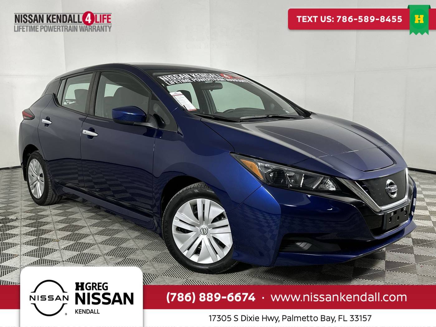 2021 Nissan LEAF S — Hatchback — 20,484 mi — Palmetto Bay, FL
