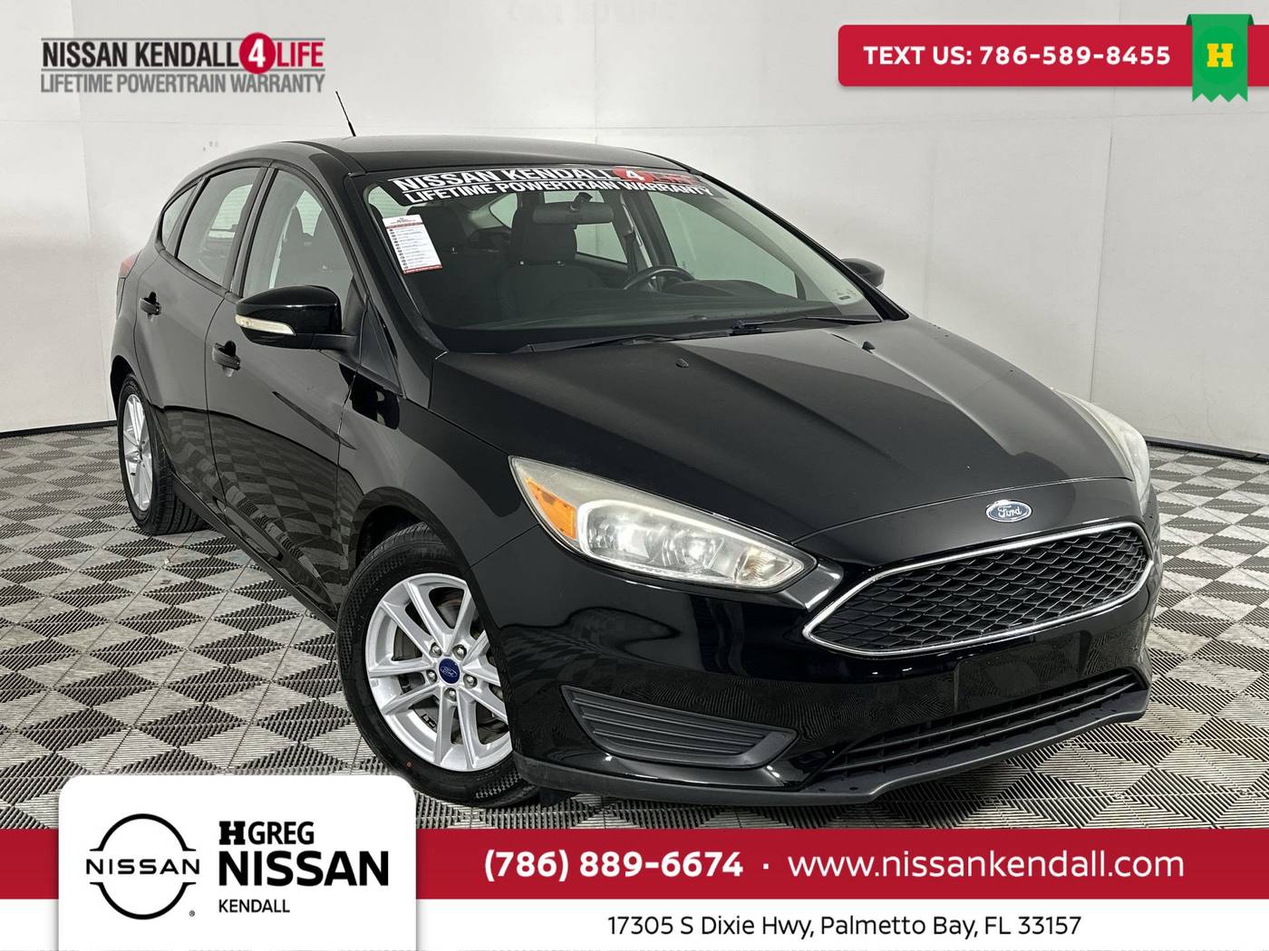 2017 Ford Focus SE — Hatchback — 68,995 mi — Palmetto Bay, FL