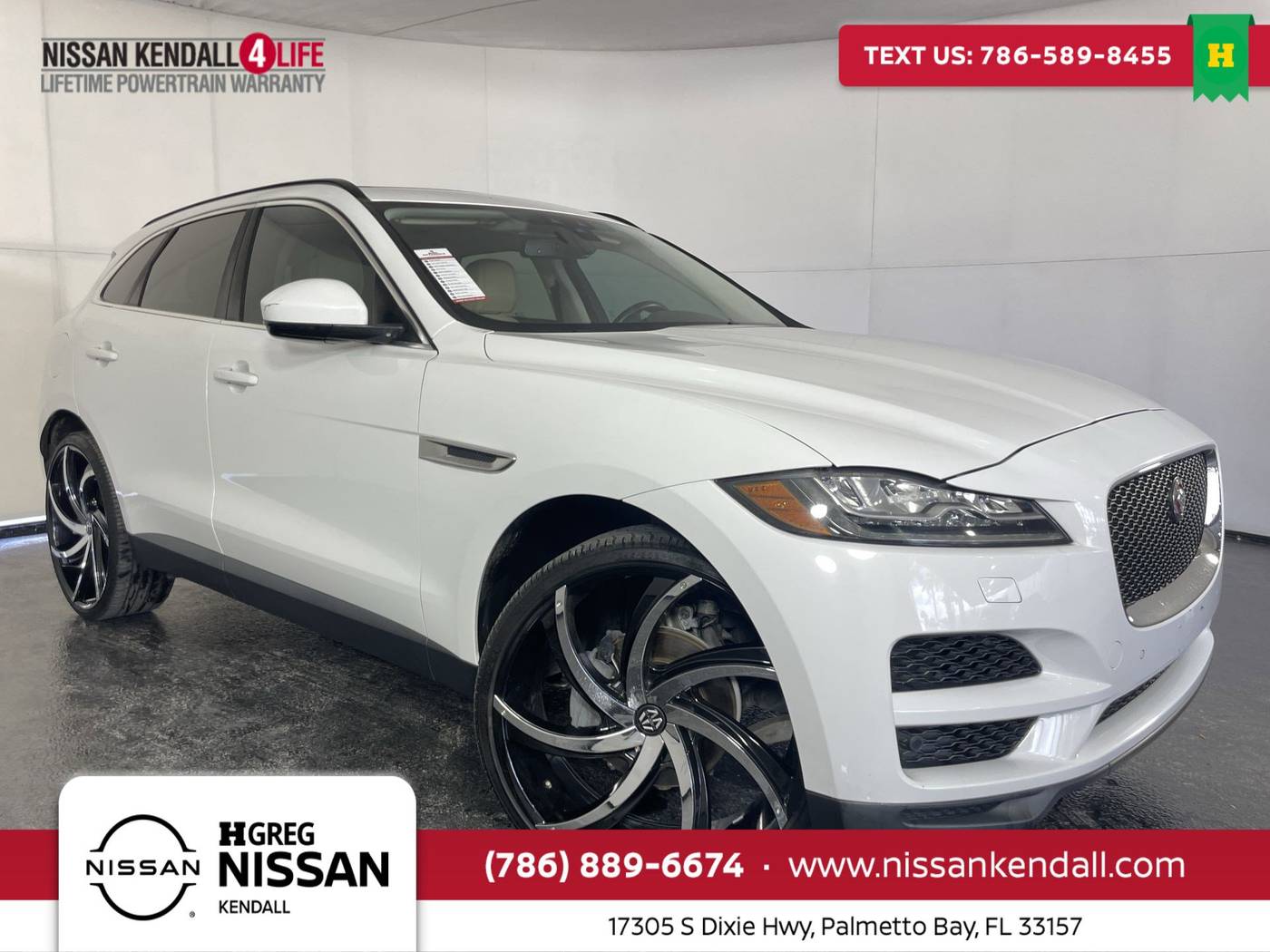 2018 Jaguar F-PACE Prestige — SUV — 83,473 mi — Palmetto Bay, FL