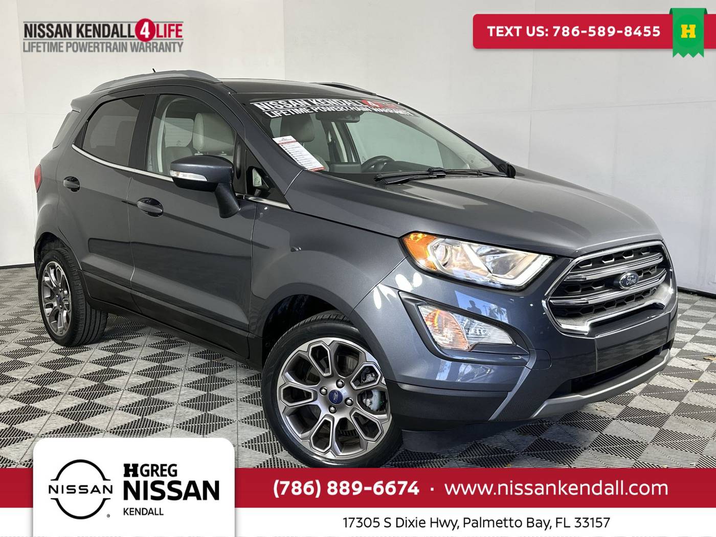2019 Ford EcoSport Titanium — SUV — 67,950 mi — Palmetto Bay, FL
