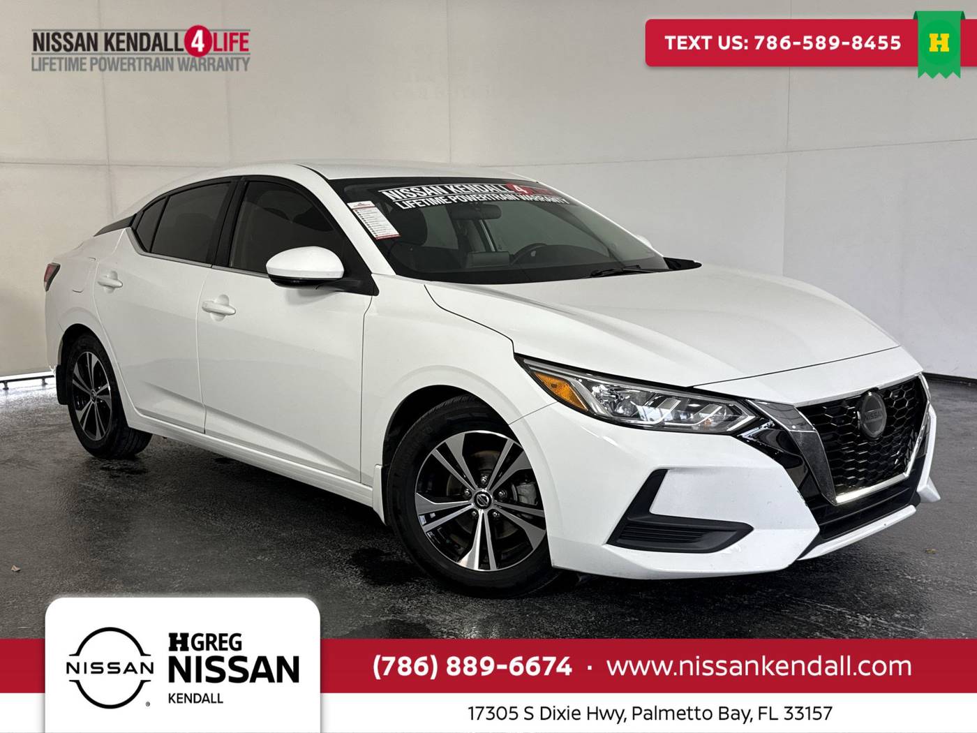 2020 Nissan Sentra SV — Sedan — 61,086 mi — Palmetto Bay, FL