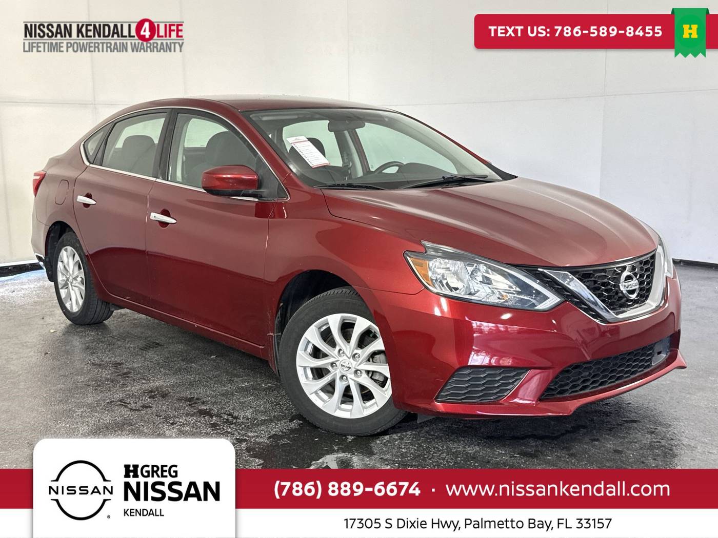 2019 Nissan Sentra SV — Sedan — 37,362 mi — Palmetto Bay, FL