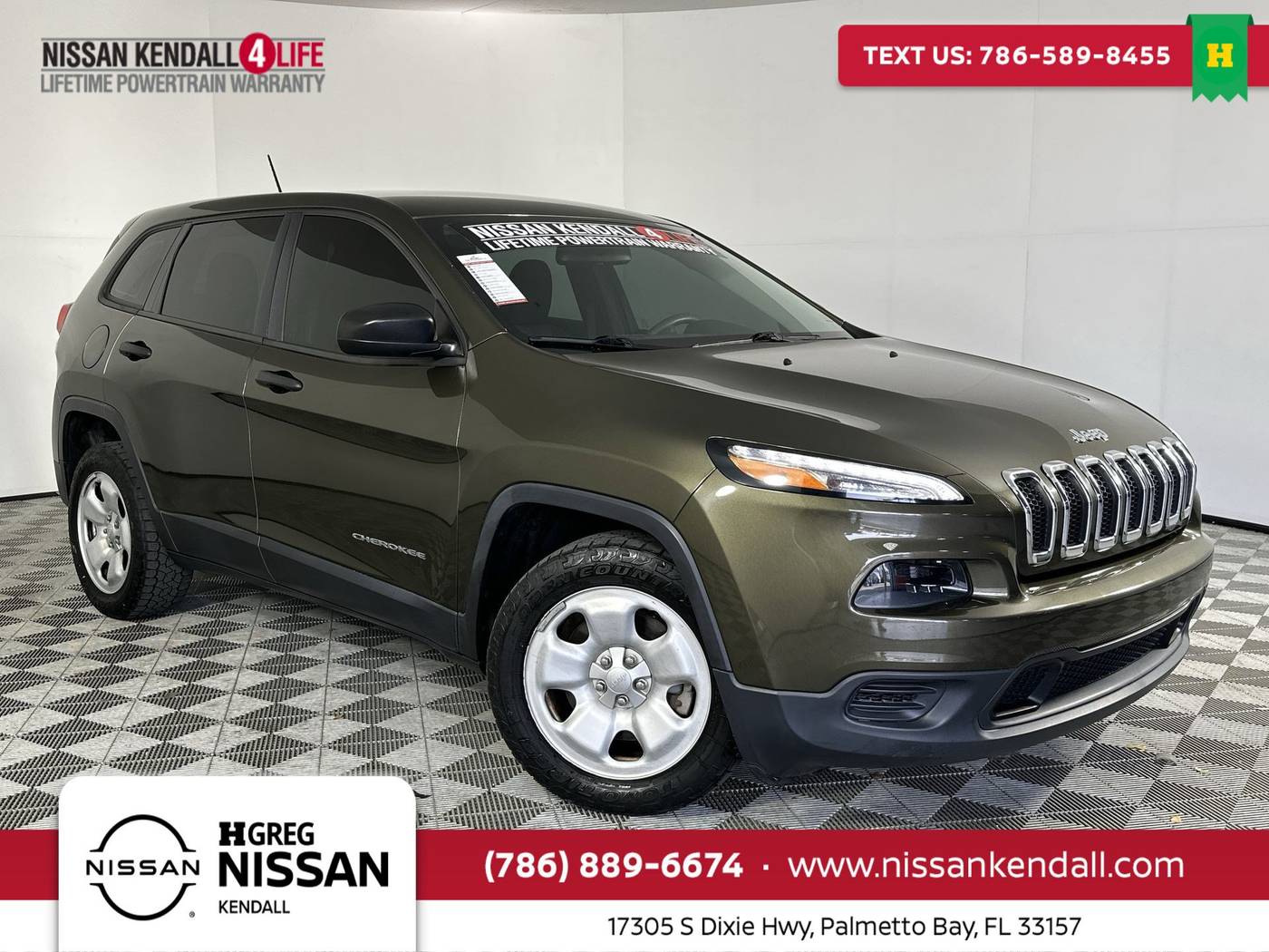 2016 Jeep Cherokee Sport — SUV — 63,371 mi — Palmetto Bay, FL