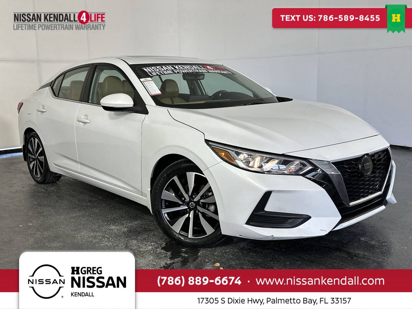 2021 Nissan Sentra SV — Sedan — 5,195 mi — Palmetto Bay, FL