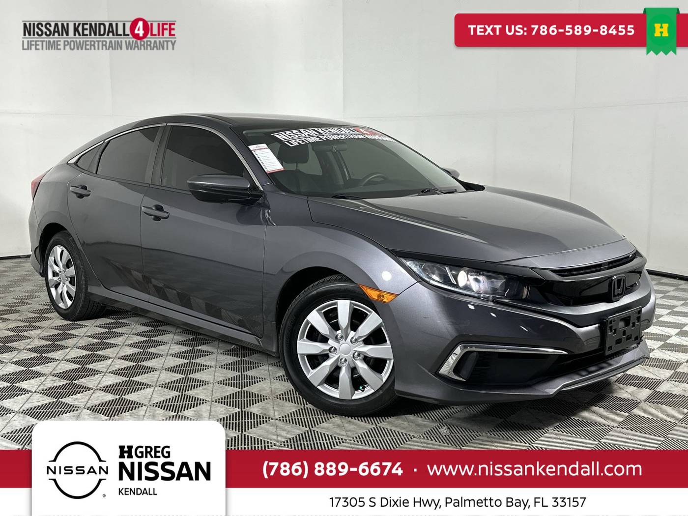 2019 Honda Civic LX — Sedan — 52,831 mi — Palmetto Bay, FL