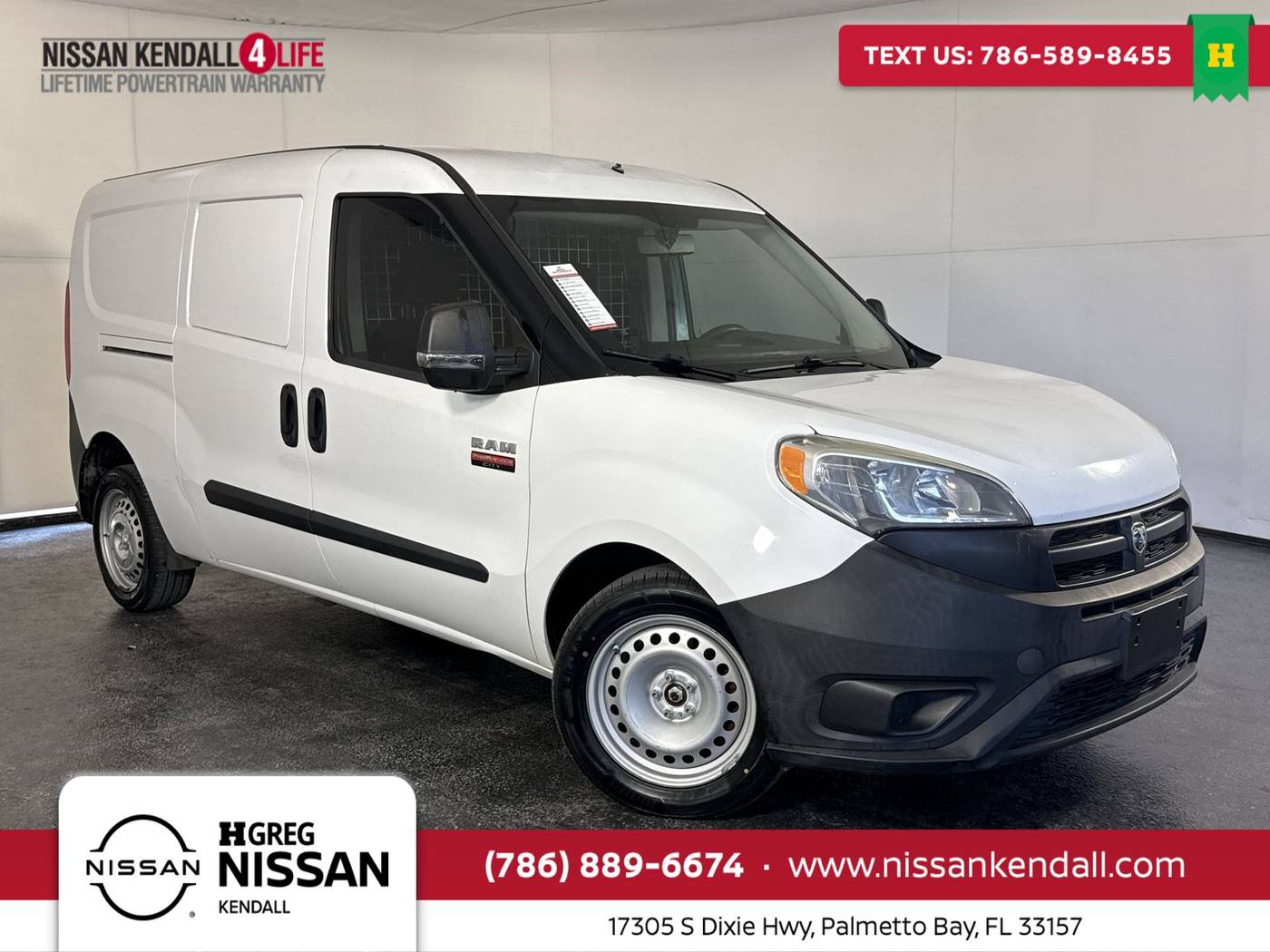2018 Ram ProMaster City Cargo Van Tradesman — Cargo Van — 54,862 mi — Palmetto Bay, FL