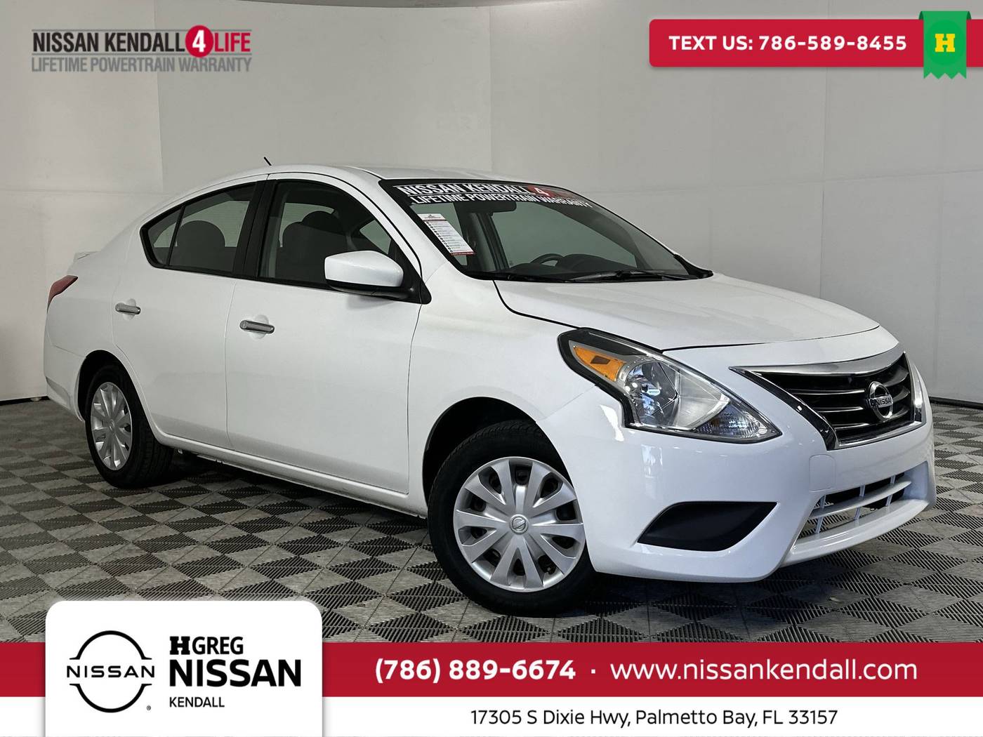 2019 Nissan Versa SV — Sedan — 50,800 mi — Palmetto Bay, FL