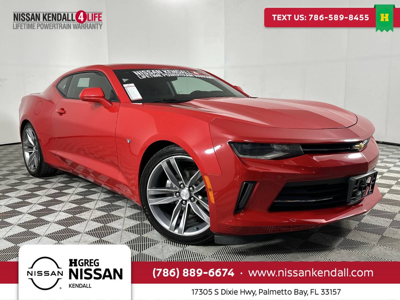 2017 Chevrolet Camaro 1LT — Coupe — 49,281 mi — Palmetto Bay, FL