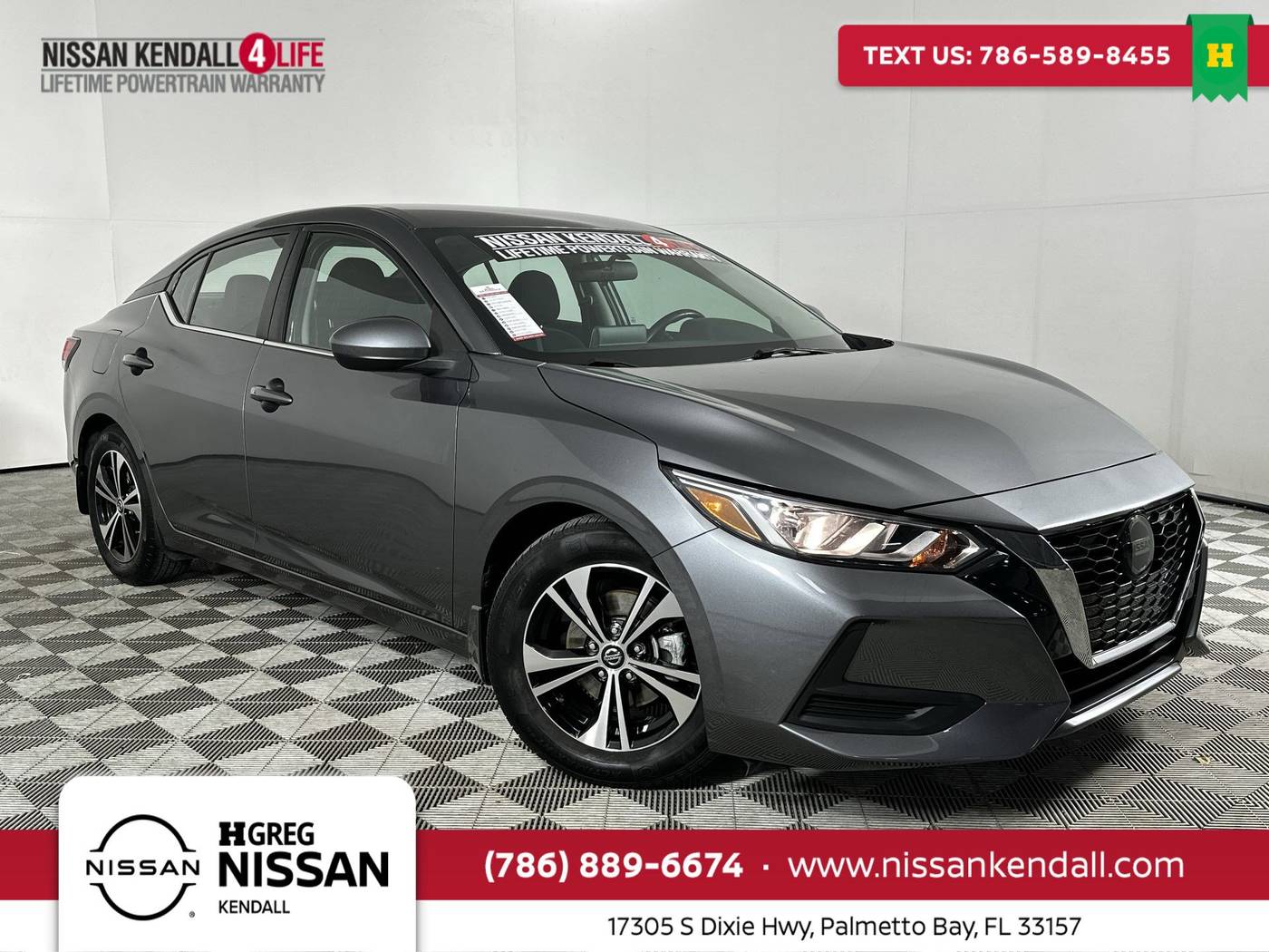 2021 Nissan Sentra SV — Sedan — 44,565 mi — Palmetto Bay, FL