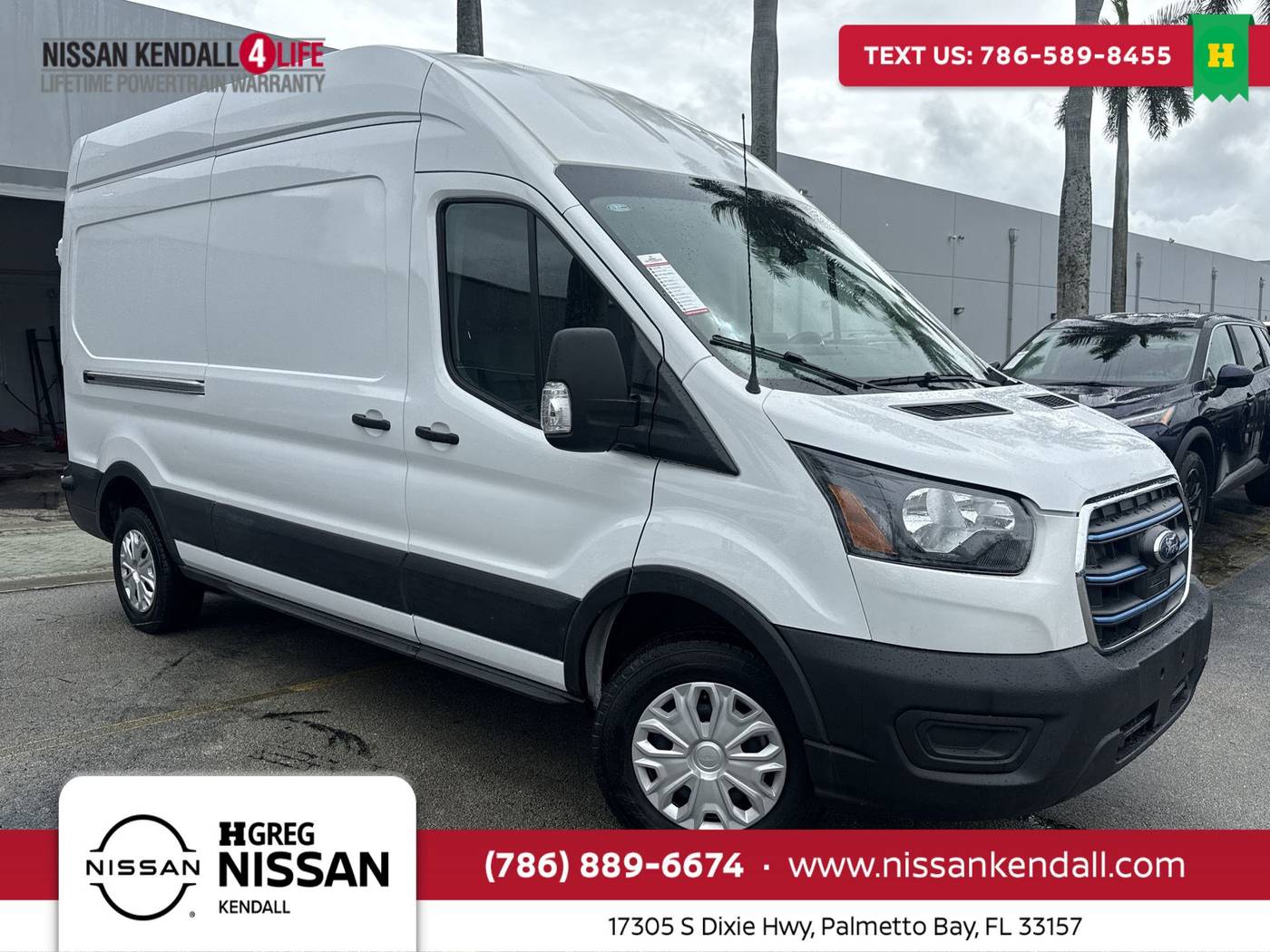 2023 Ford E-Transit Cargo Van E-Transit Cargo Van — Cargo Van — 12,348 mi — Palmetto Bay, FL