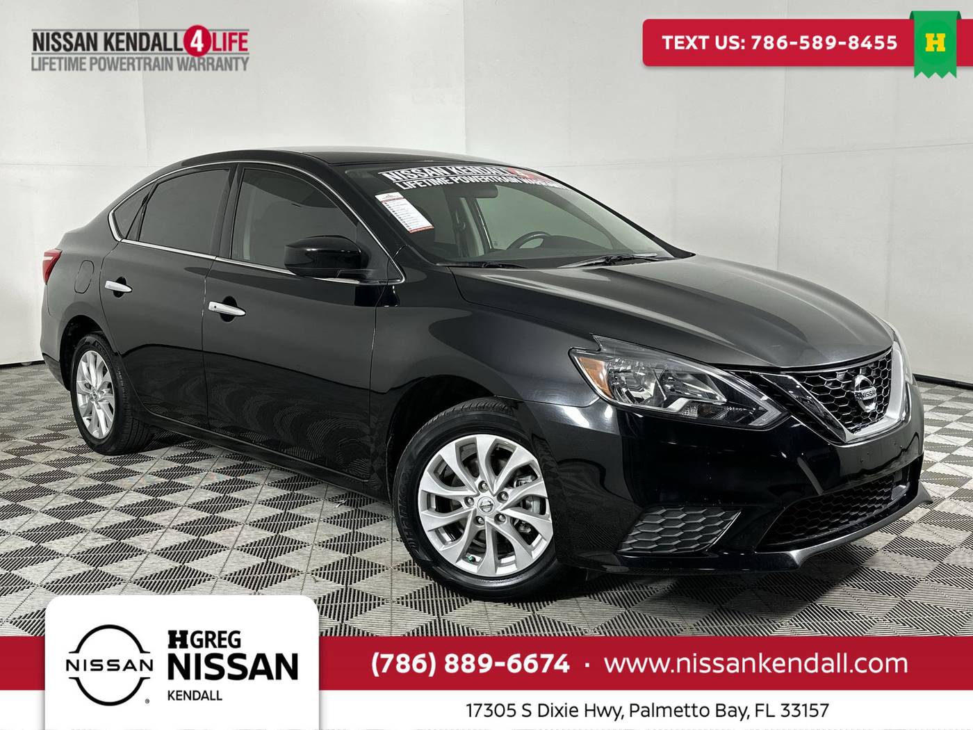2019 Nissan Sentra SV — Sedan — 58,290 mi — Palmetto Bay, FL