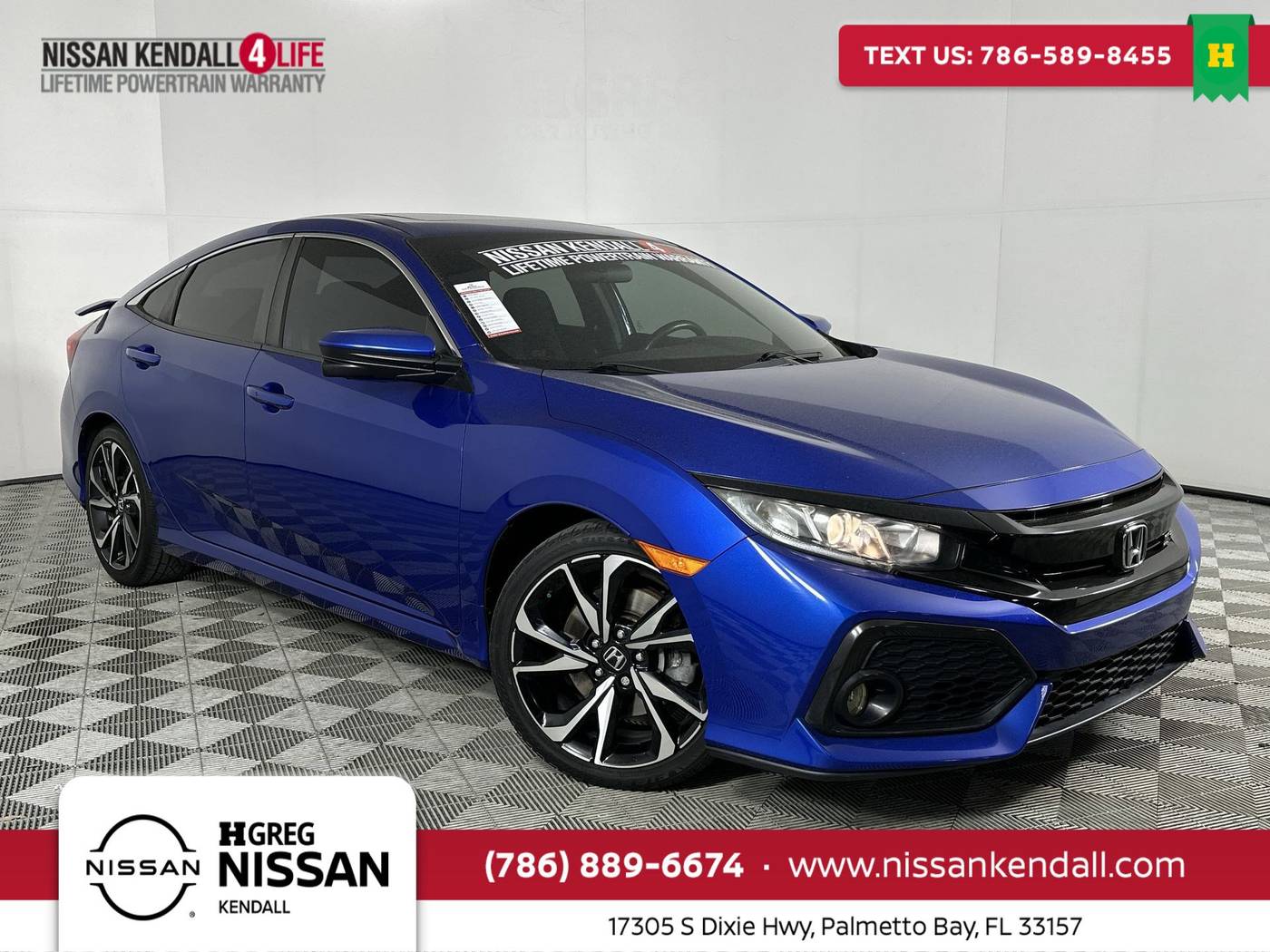 2019 Honda Civic Si — Sedan — 76,363 mi — Palmetto Bay, FL